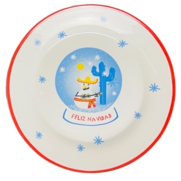 Sur La Table Christmas Snowman Dessert Plates 7.5" Set of 4 Holiday - Picture 8 of 12